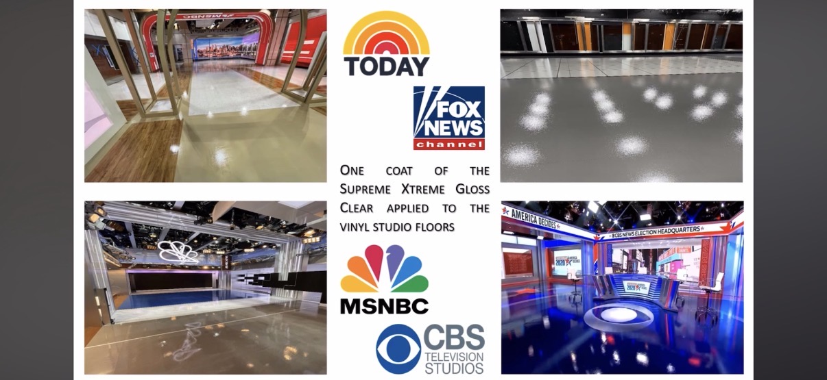 Today Show Fox News MSNBC CBS Studio Floors